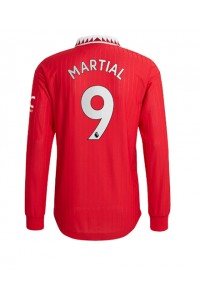 Manchester United Anthony Martial #9 Fotballdrakt Hjemme Klær 2022-23 Lange ermer
